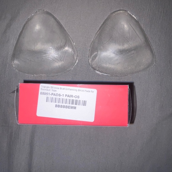 DOLL triangle silicone swimsuit insert pads - Picture 3 of 3